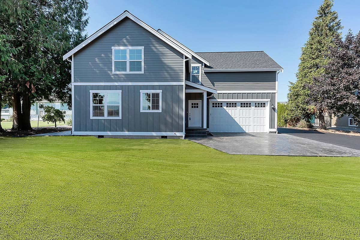 Contemporary, Farmhouse Plan with 2224 Sq. Ft., 4 Bedrooms, 3 Bathrooms, 2 Car Garage Elevation