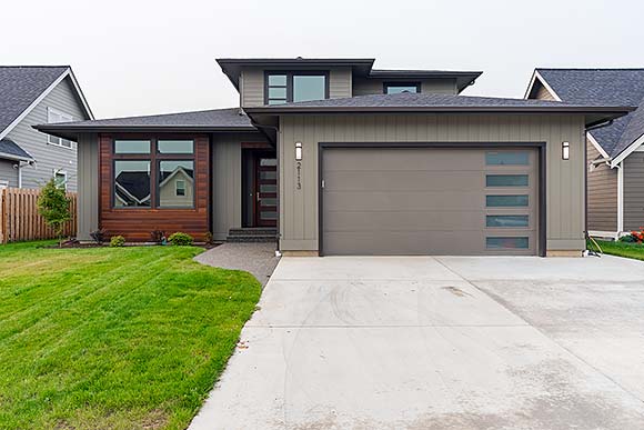 Contemporary House Plan 40976 with 3 Beds, 3 Baths, 2 Car Garage Elevation