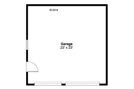 Country 2 Car Garage Plan 41151 First Level Plan