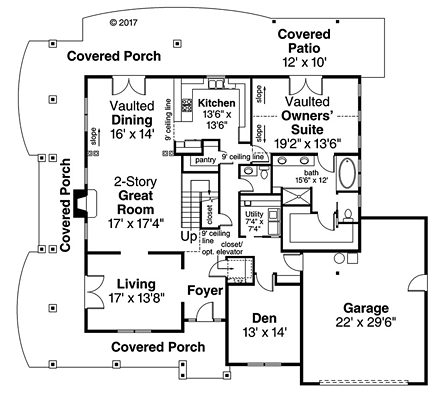 House Plan 41251 - Traditional Style with 3144 Sq Ft, 4 Bed, 3 Ba