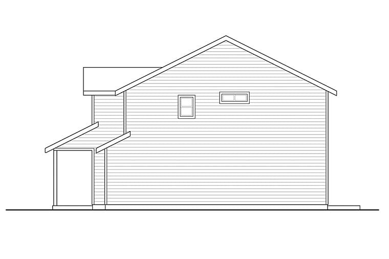Country, Traditional Plan with 1628 Sq. Ft., 3 Bedrooms, 3 Bathrooms, 2 Car Garage Picture 2