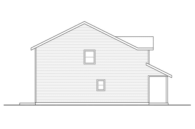 Country, Traditional Plan with 1628 Sq. Ft., 3 Bedrooms, 3 Bathrooms, 2 Car Garage Picture 3