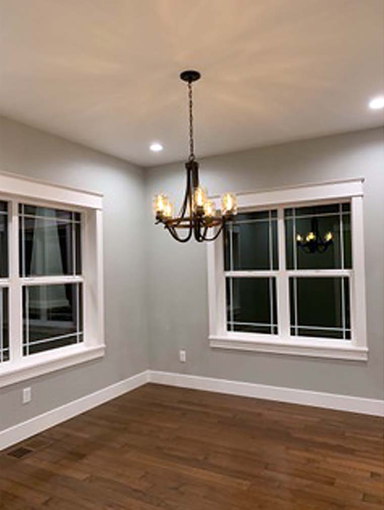 Craftsman, European, Traditional Plan with 2335 Sq. Ft., 3 Bedrooms, 3 Bathrooms, 2 Car Garage Picture 6