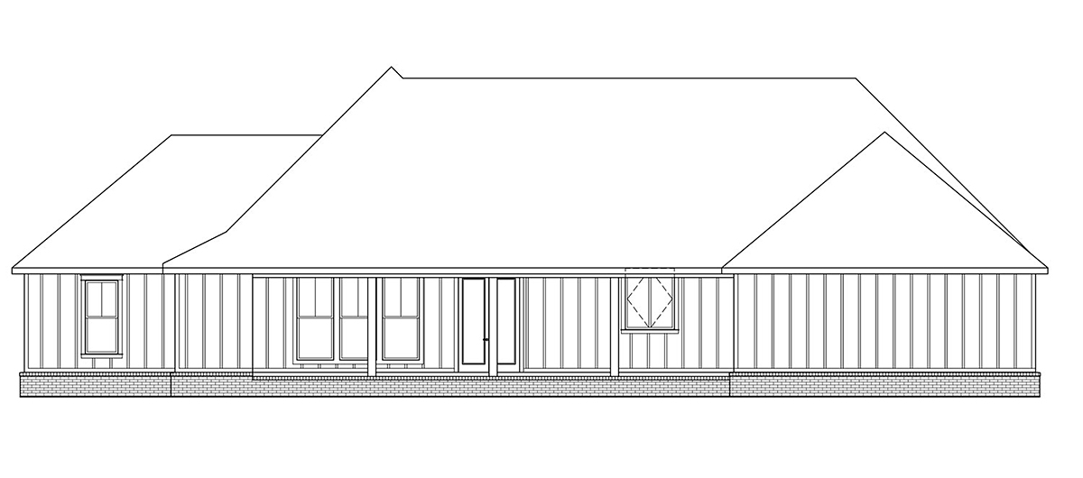 House Plan 41402 Traditional Style With 1967 Sq Ft 3 Bed 2 Ba