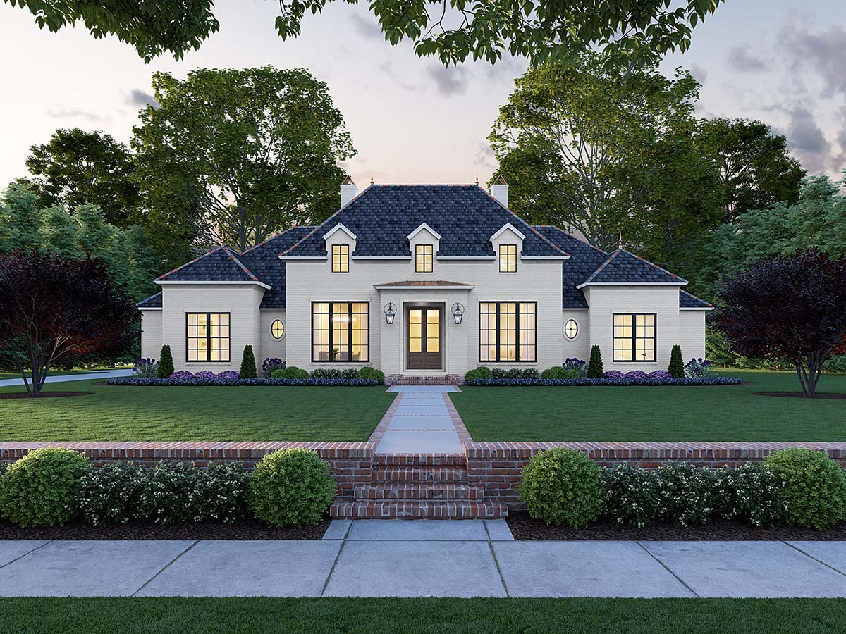 House Plan 41408 Southern Style With 3170 Sq Ft 4 Bed 3 Bath