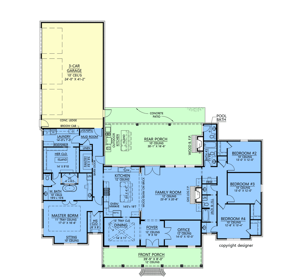 Split Level House Plans Split Level Floor Plans Designs   41415 1l 