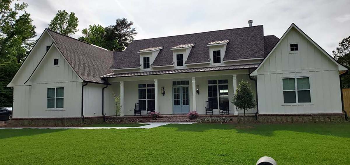 Country, Farmhouse, New American, Southern Plan with 2514 Sq. Ft., 4 Bedrooms, 4 Bathrooms, 3 Car Garage Picture 2