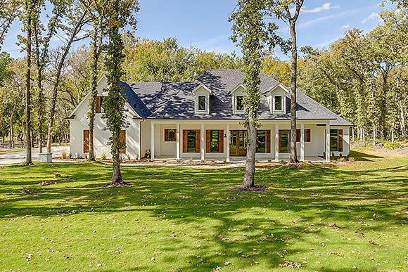 Acadian, Southern House Plan 41498 with 4 Beds, 3 Baths, 3 Car Garage Elevation