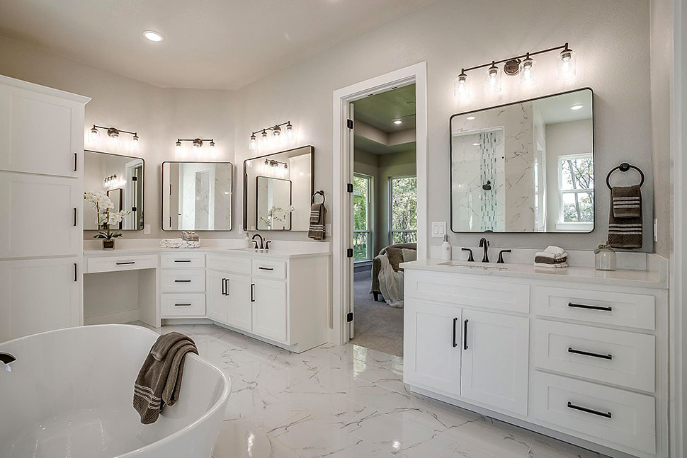 Acadian, Southern Plan with 2979 Sq. Ft., 4 Bedrooms, 3 Bathrooms, 3 Car Garage Picture 27