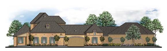 Southern, Traditional House Plan 41596 with 4 Beds, 6 Baths, 6 Car Garage Elevation