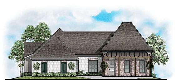 European, French Country House Plan 41651 with 4 Beds, 3 Baths, 3 Car Garage Elevation