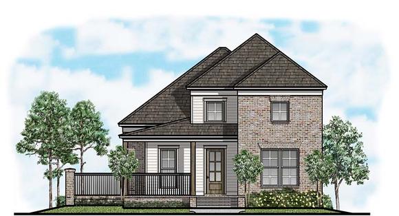 Country, Farmhouse House Plan 41659 with 3 Beds, 4 Baths, 2 Car Garage Elevation