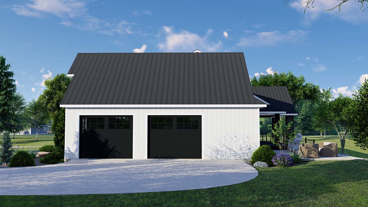 Country, Farmhouse, Ranch, Traditional Plan with 2136 Sq. Ft., 1 Bedrooms, 2 Bathrooms, 2 Car Garage Picture 2