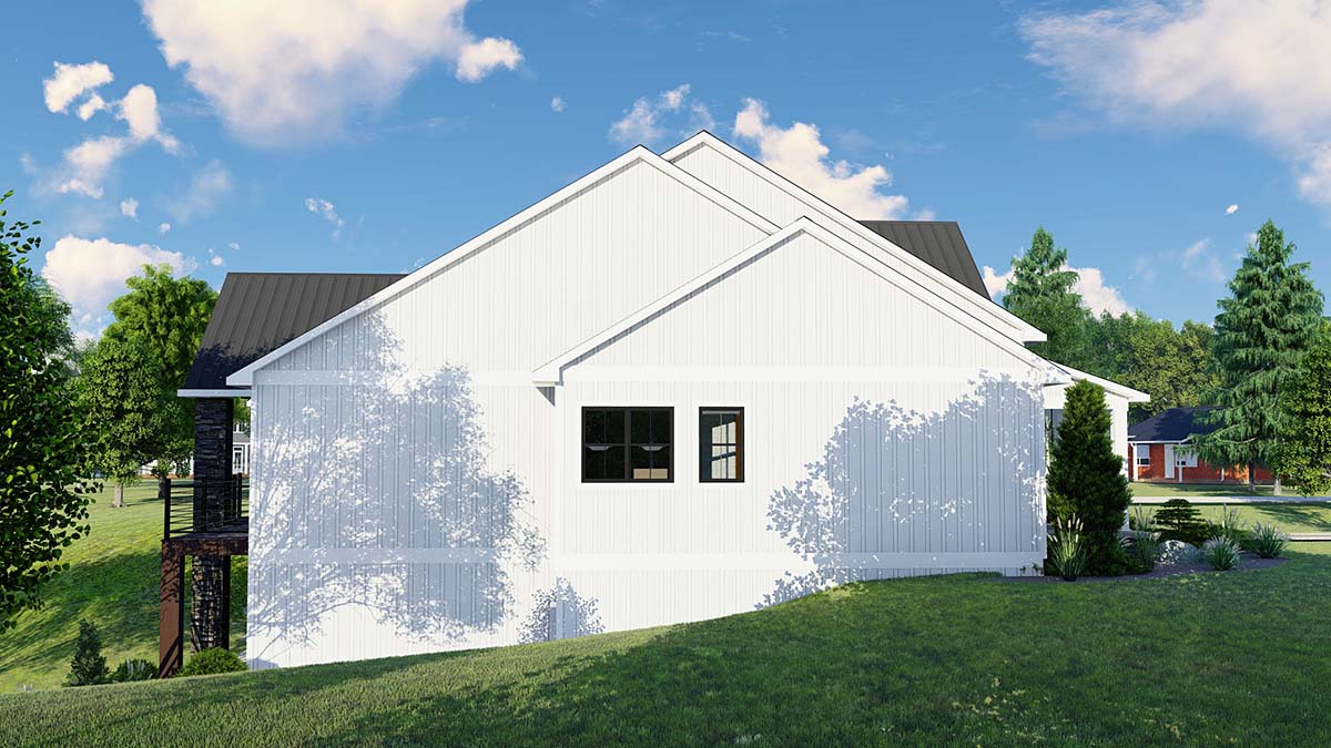 Country, Farmhouse, Ranch, Traditional Plan with 2136 Sq. Ft., 1 Bedrooms, 2 Bathrooms, 2 Car Garage Picture 3