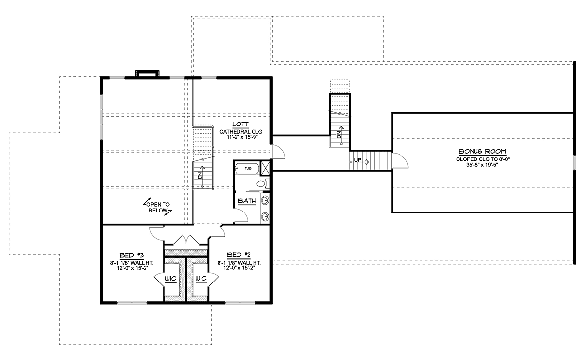 Barndominium, Craftsman House Plan 41862 with 3 Beds, 4 Baths, 5 Car Garage Level Two