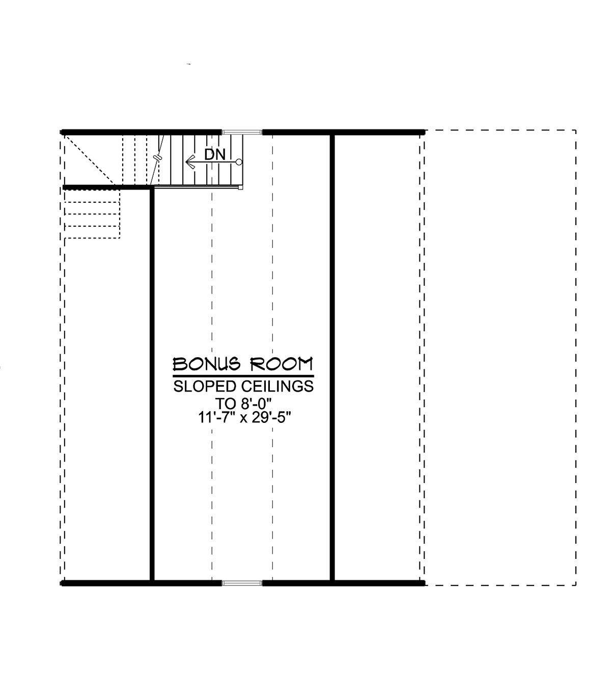 Country 2 Car Garage Apartment Plan 41878 Level Two