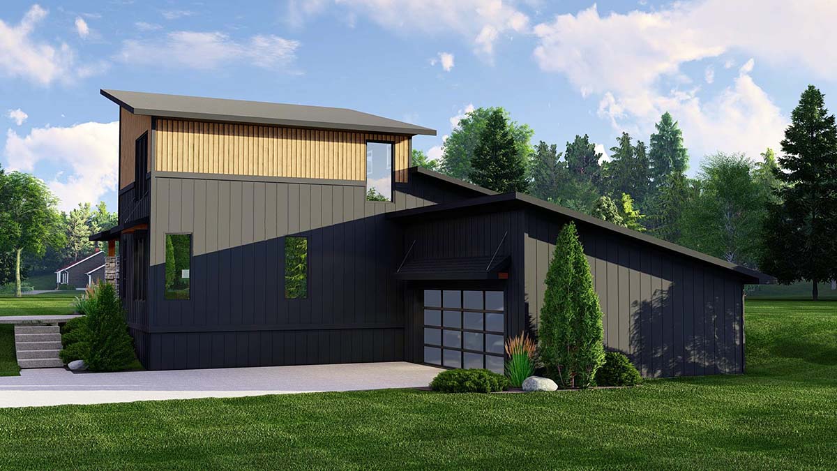 Modern Plan with 2230 Sq. Ft., 3 Bedrooms, 3 Bathrooms, 2 Car Garage Picture 2