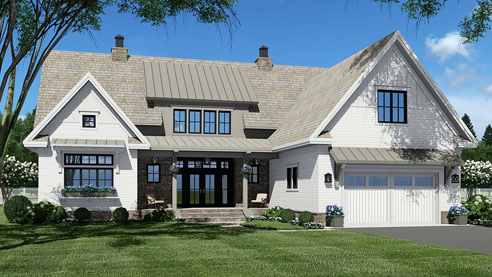 Country Plan with 3319 Sq. Ft., 4 Bedrooms, 4 Bathrooms, 2 Car Garage Picture 5