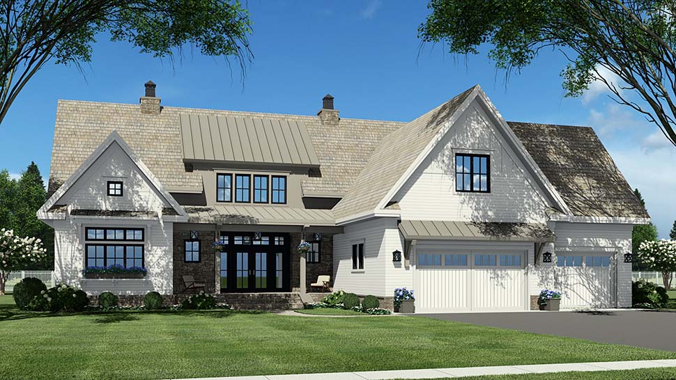 Country Plan with 3319 Sq. Ft., 4 Bedrooms, 4 Bathrooms, 2 Car Garage Picture 7