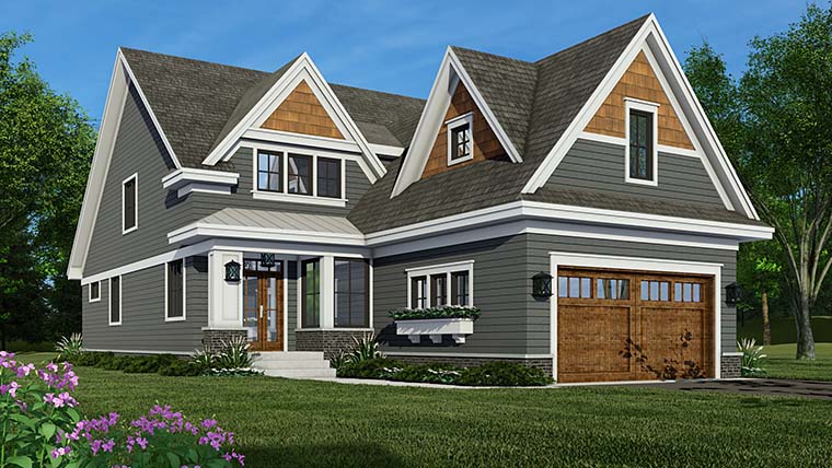 Farmhouse Plan with 2870 Sq. Ft., 4 Bedrooms, 3 Bathrooms, 2 Car Garage Picture 6