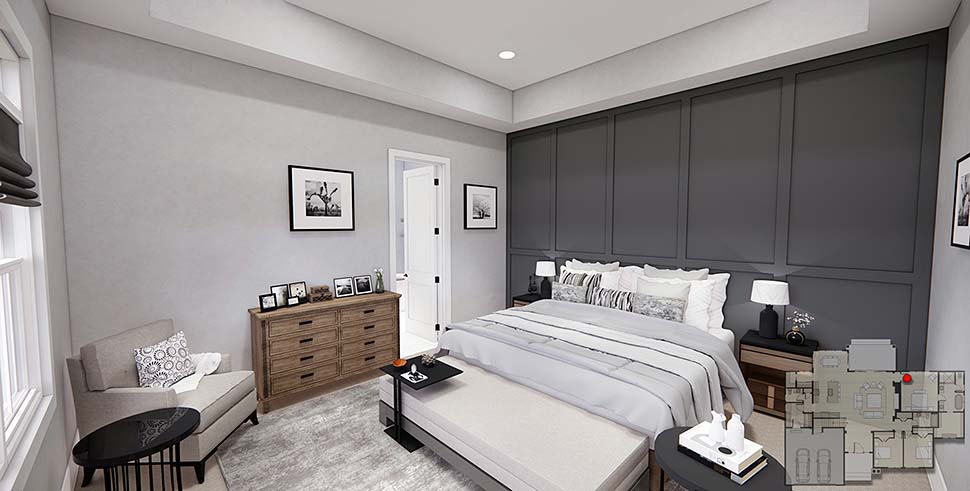 Country, Farmhouse Plan with 2137 Sq. Ft., 3 Bedrooms, 3 Bathrooms, 2 Car Garage Picture 19