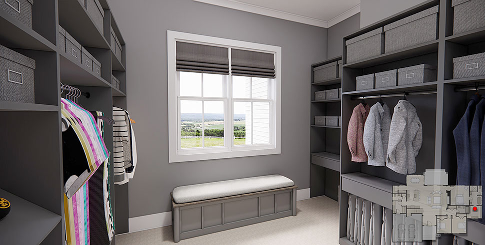 Country, Farmhouse Plan with 2137 Sq. Ft., 3 Bedrooms, 3 Bathrooms, 2 Car Garage Picture 22