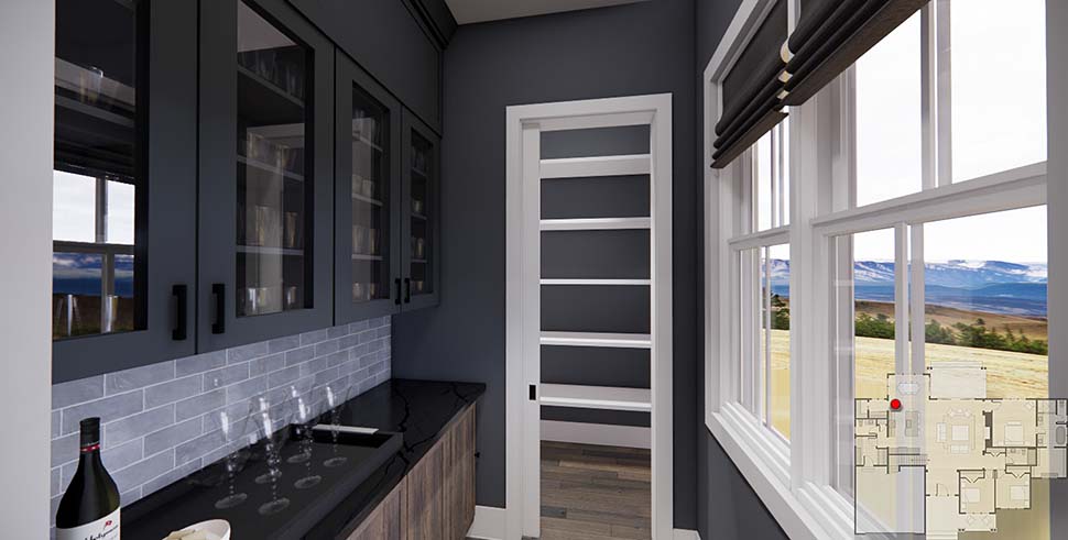 Country, Traditional Plan with 2120 Sq. Ft., 3 Bedrooms, 3 Bathrooms, 2 Car Garage Picture 16