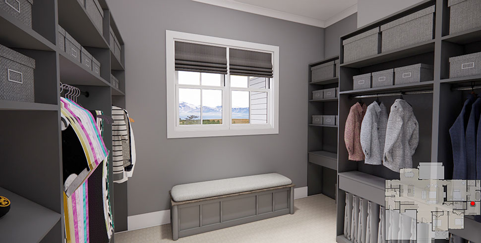 Country, Traditional Plan with 2120 Sq. Ft., 3 Bedrooms, 3 Bathrooms, 2 Car Garage Picture 24