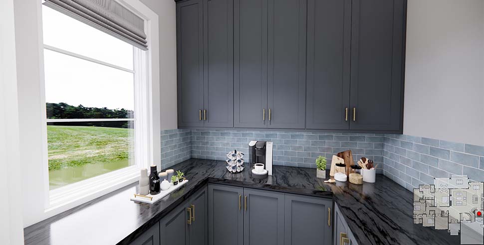 Farmhouse, Traditional Plan with 2277 Sq. Ft., 3 Bedrooms, 3 Bathrooms, 2 Car Garage Picture 17