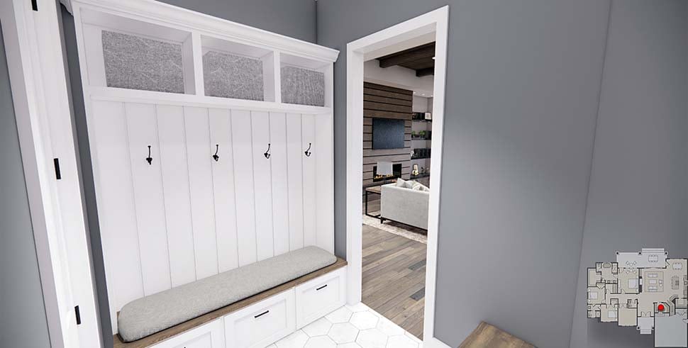 Farmhouse, Traditional Plan with 2277 Sq. Ft., 3 Bedrooms, 3 Bathrooms, 2 Car Garage Picture 19