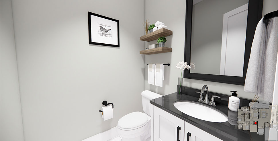 Farmhouse, Traditional Plan with 2277 Sq. Ft., 3 Bedrooms, 3 Bathrooms, 2 Car Garage Picture 20