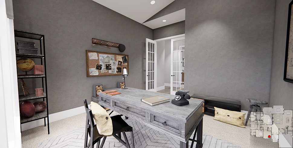 Farmhouse, Traditional Plan with 2277 Sq. Ft., 3 Bedrooms, 3 Bathrooms, 2 Car Garage Picture 21