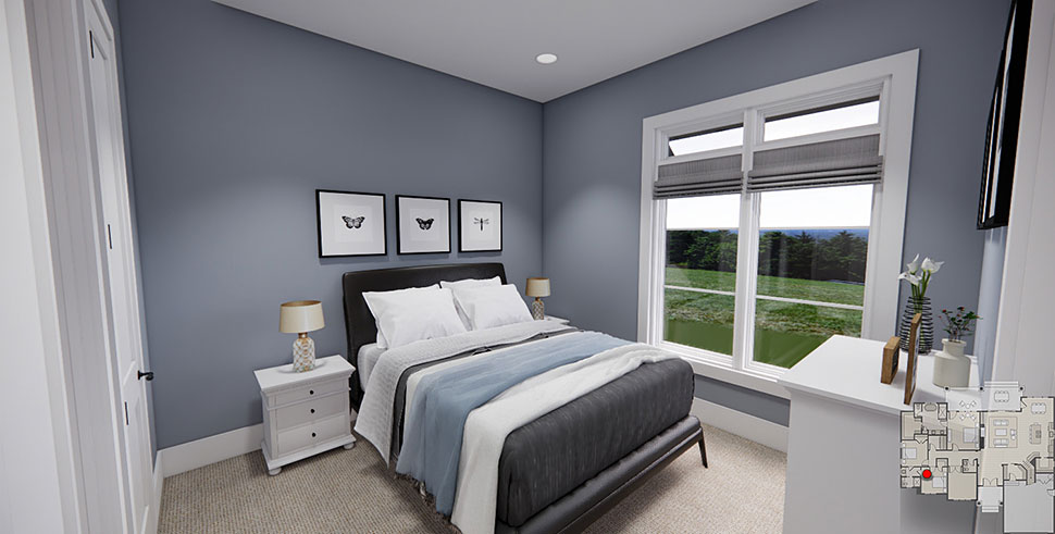 Farmhouse, Traditional Plan with 2277 Sq. Ft., 3 Bedrooms, 3 Bathrooms, 2 Car Garage Picture 29