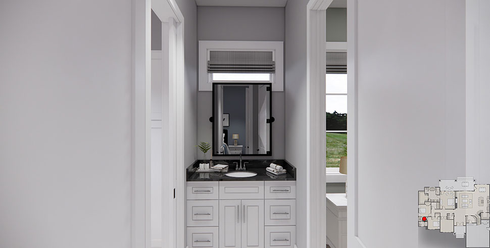 Farmhouse, Traditional Plan with 2277 Sq. Ft., 3 Bedrooms, 3 Bathrooms, 2 Car Garage Picture 31