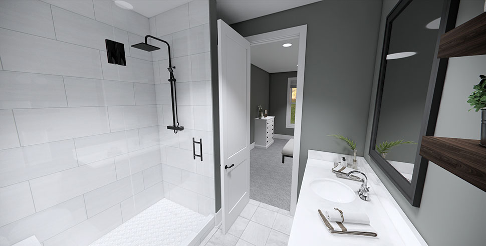 Contemporary, Farmhouse, New American Plan with 2176 Sq. Ft., 2 Bedrooms, 3 Bathrooms, 3 Car Garage Picture 20