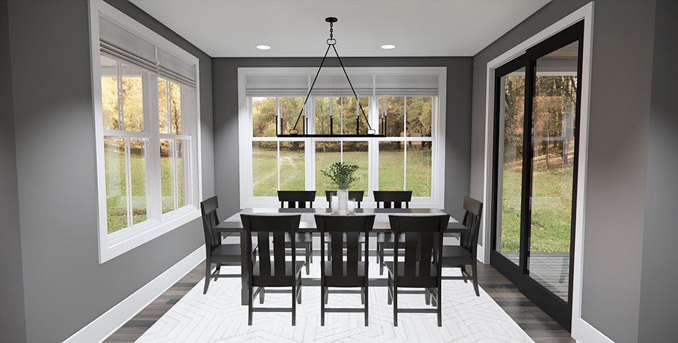 Contemporary, Farmhouse, New American Plan with 2176 Sq. Ft., 2 Bedrooms, 3 Bathrooms, 3 Car Garage Picture 25