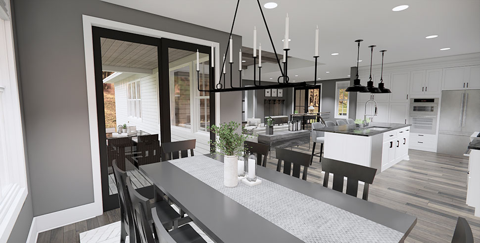 Contemporary, Farmhouse, New American Plan with 2176 Sq. Ft., 2 Bedrooms, 3 Bathrooms, 3 Car Garage Picture 26