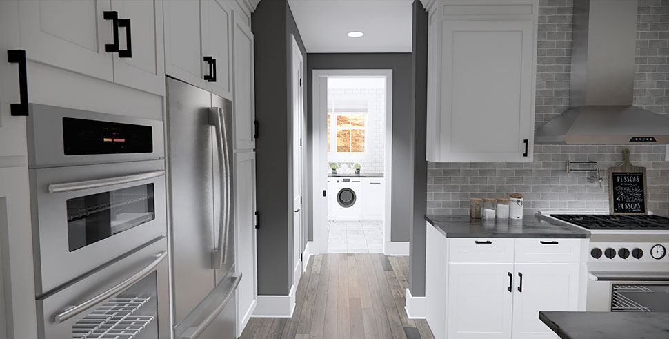 Contemporary, Farmhouse, New American Plan with 2176 Sq. Ft., 2 Bedrooms, 3 Bathrooms, 3 Car Garage Picture 31