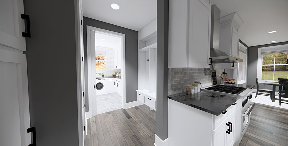 Contemporary, Farmhouse, New American Plan with 2176 Sq. Ft., 2 Bedrooms, 3 Bathrooms, 3 Car Garage Picture 32