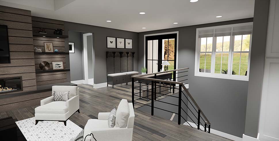 Contemporary, Farmhouse, New American Plan with 2176 Sq. Ft., 2 Bedrooms, 3 Bathrooms, 3 Car Garage Picture 10