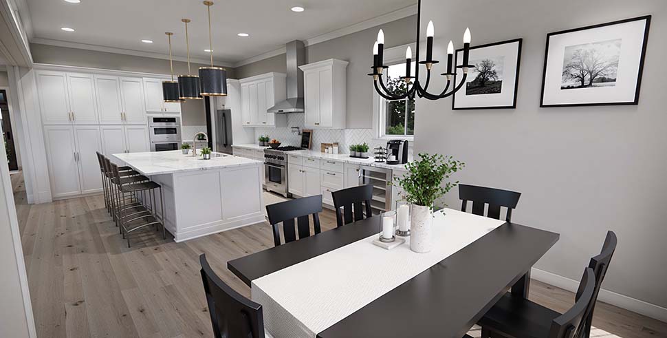 Cottage, Country, Farmhouse Plan with 2454 Sq. Ft., 3 Bedrooms, 4 Bathrooms, 2 Car Garage Picture 12