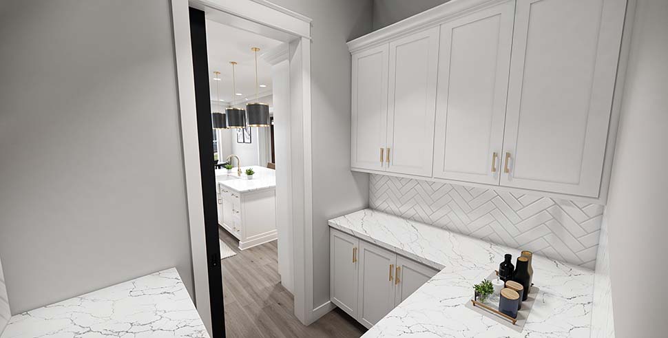 Cottage, Country, Farmhouse Plan with 2454 Sq. Ft., 3 Bedrooms, 4 Bathrooms, 2 Car Garage Picture 13