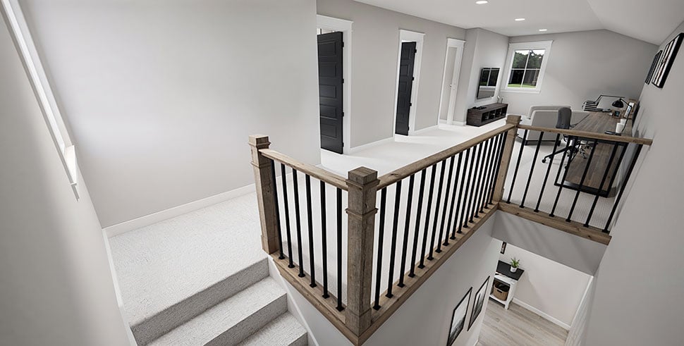 Cottage, Country, Farmhouse Plan with 2454 Sq. Ft., 3 Bedrooms, 4 Bathrooms, 2 Car Garage Picture 22