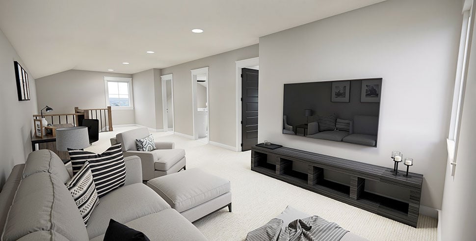 Cottage, Country, Farmhouse Plan with 2454 Sq. Ft., 3 Bedrooms, 4 Bathrooms, 2 Car Garage Picture 24