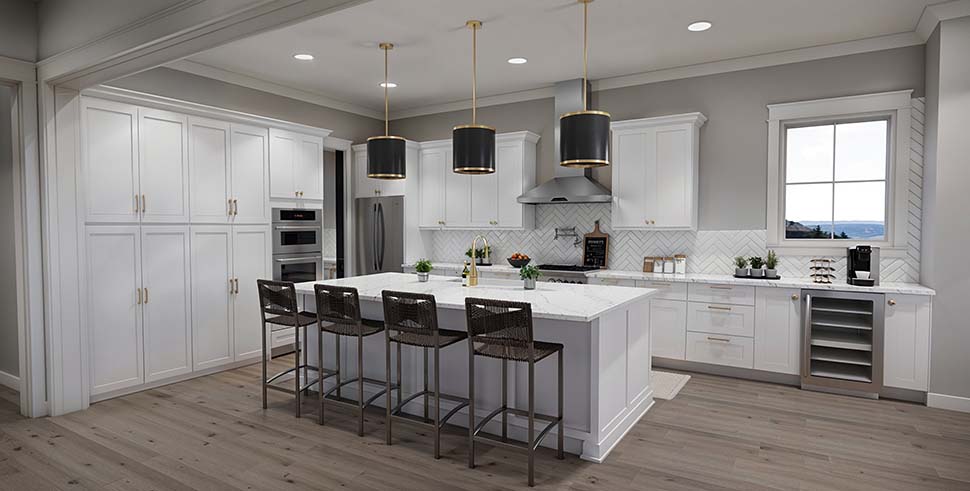 Cottage, Country, Farmhouse Plan with 2454 Sq. Ft., 3 Bedrooms, 4 Bathrooms, 2 Car Garage Picture 10