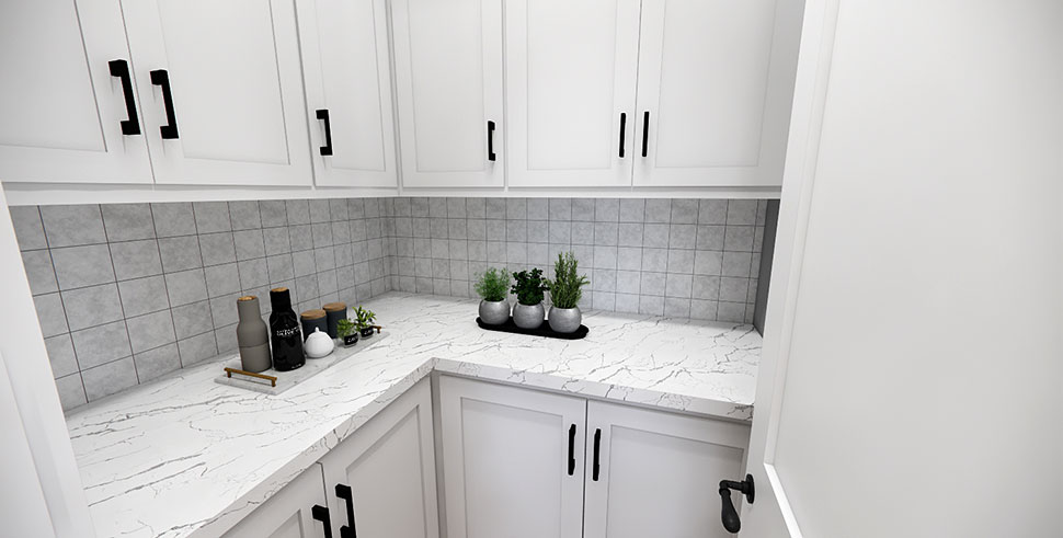 Cottage, Country, Farmhouse, Traditional Plan with 2419 Sq. Ft., 3 Bedrooms, 4 Bathrooms, 2 Car Garage Picture 20