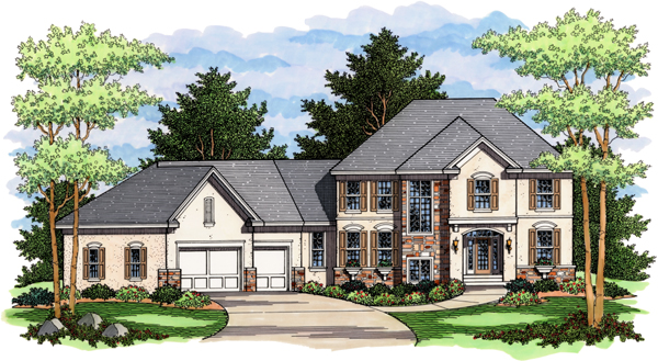 House Plan 42016 - Traditional Style with 2845 Sq Ft, 4 Bed, 2 Ba ...