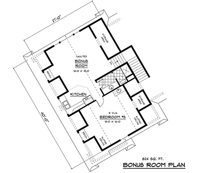 European, Traditional, Tudor House Plan 42062 with 5 Beds, 6 Baths, 4 Car Garage Second Level Plan