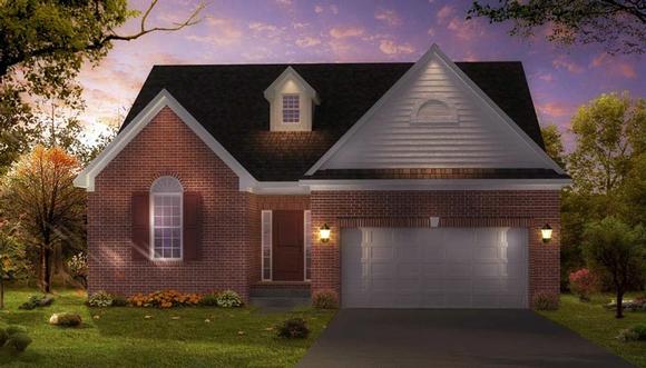 Country, Traditional House Plan 42816 with 3 Beds, 2 Baths, 2 Car Garage Elevation