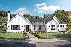 Plan Number 42947 - 1600 Square Feet